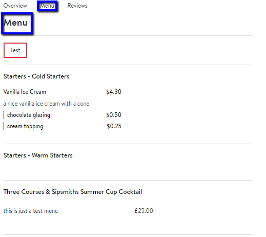 What can a restaurant or a restaurant's OpenTable profile help me with?